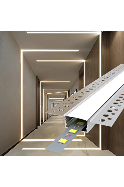 Eylül Aydınlatma Led Profili- Led kanalı - Gizli led- Trimless Sıvaaltı 3.2 C...