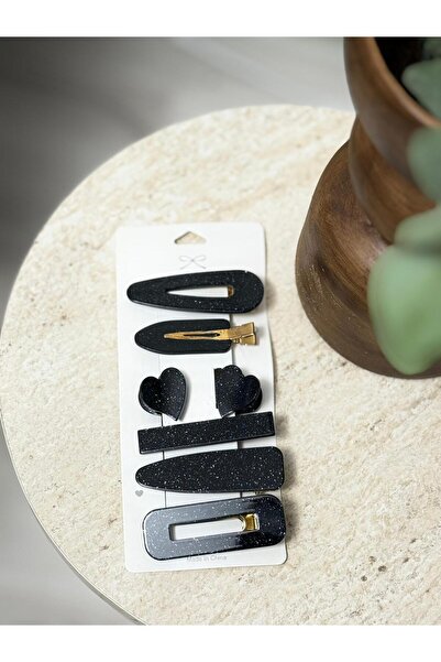 Madam Nora Stylish Multi Hair Clip Set | Pearl, Stone and Patterned Buckle Combination | 10-Piece Trend Hair Accessory