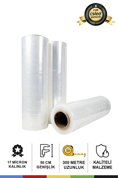 ONİX AMBALAJ 17 mikron palet sıtreçi dayanıklı eşya ve koli streçi 1adet gelm...