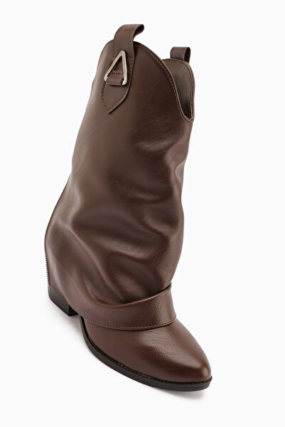 Limoya Peggy Brown Women's Heeled Western Boots