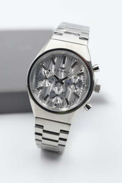 FERRO Steel Strap Men's Wristwatch Asw123-I2078Fr