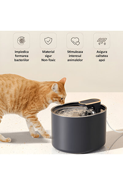 Tim Automatic Water Dispenser 3 L Fountain Type, Activated Carbon Filter, Blu...