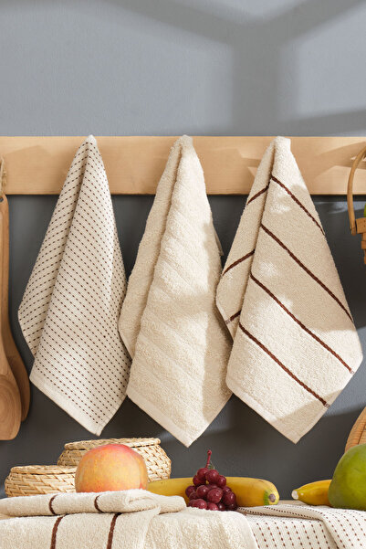 Elart Sophia Kitchen Towel 6 Pieces (45X30 cm) Beige