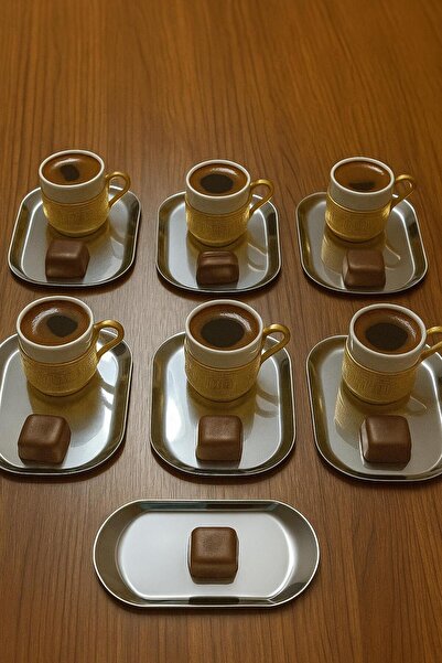 GLORİNDA HOME LÜKS 6'LI KÜÇÜK BOY 19 CM KAYIK OVAL GÜMÜŞ RENK PASLANMAZ ÇELİK...