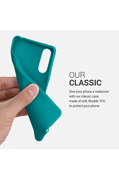 KWmobile Case for Sony Xperia 10 III, Silicone, Green, 54754.57