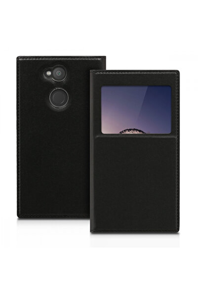 KWmobile Husă pentru Sony Xperia L2, piele, neagră, 44287.01