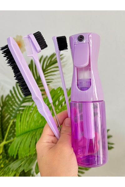 Toka Kutum Kids Store Saç Spreyi ve Tarak Fırça Seti Mor
