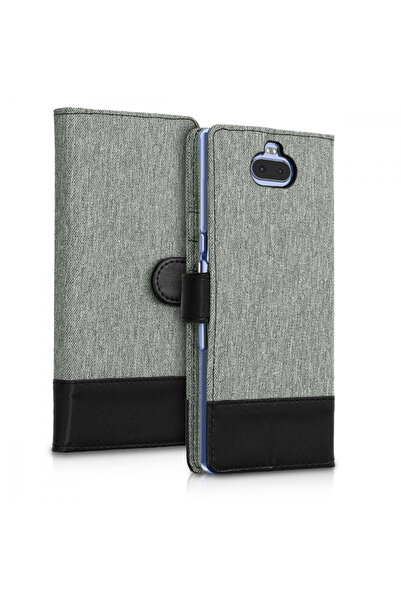 KWmobile Case for Sony Xperia 10 Plus, Textile, Gray, 48001.01