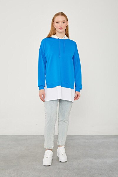 Levidor Saks Hooded Shirt Detailed Sweat