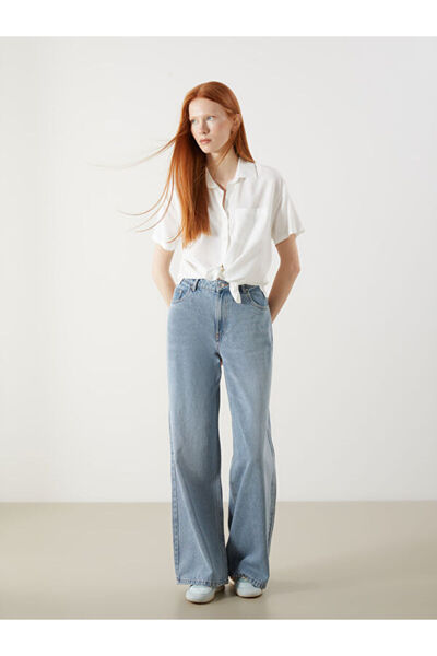 LC Waikiki Linen blend women's shirt