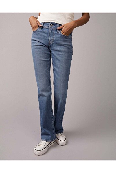 AMERICAN EAGLE AE Next Level Ripped Low-Rise Kick Bootcut Jean