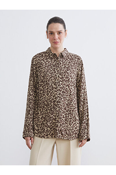 LC Waikiki Leopard Patterned Women's Shirt