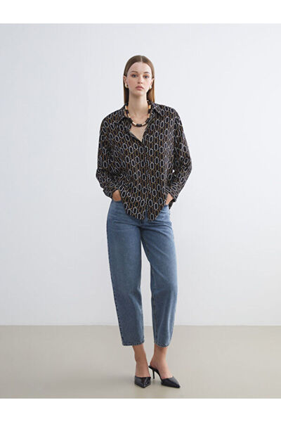 LC Waikiki Chain Patterned Women's Shirt