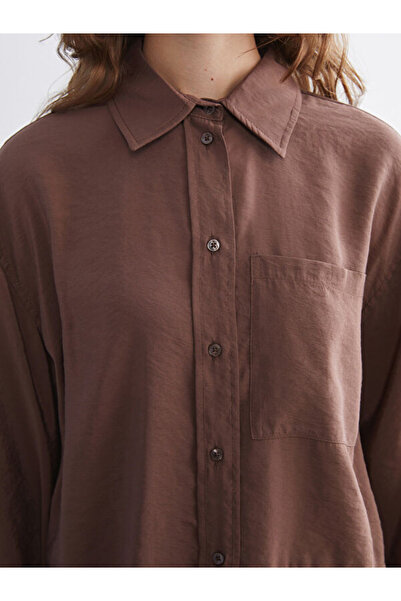 LC Waikiki Oversize Modal Mixed Γυναικείο Πουκάμισο