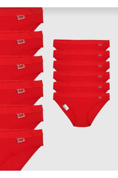 ELA TUTKU 6 Lİ KIRMIZI BİKİNİ KİLOT