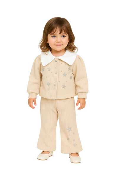KATIA Girl's Stylish Winter Suit 2–5 Years Old |   Comfortable Fabric, Bright Star Embroidery
