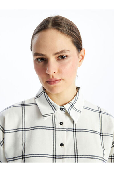 LC Waikiki Plaid Long Sleeve Women's Shirt