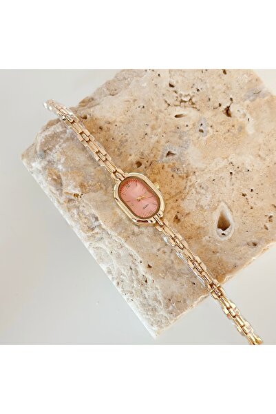 Vesce Atelier Claro Gold Saat Pink