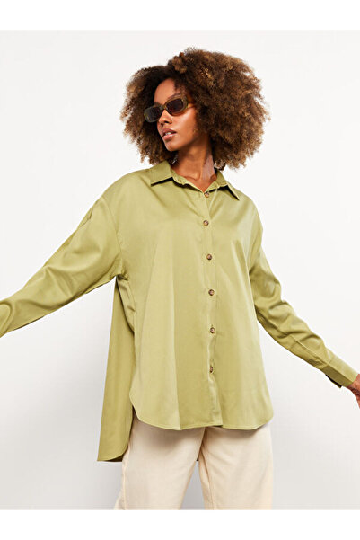 LC Waikiki Права дамска риза с дълъг ръкав