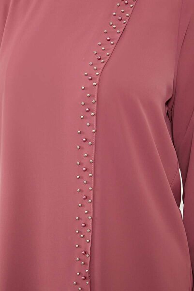 Levidor Pink Pearl Embroidered Chiffon Suit Set