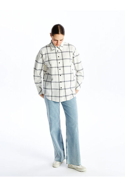 LC Waikiki Plaid Long Sleeve Women's Shirt