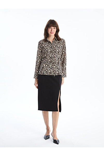 LC Waikiki Leopard Patterned Women's Shirt