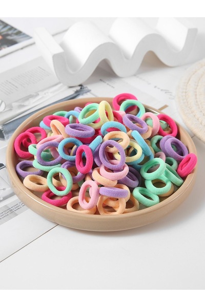 EliraToka KIZ ÇOCUK-BEBEK MİNİ BOY HAVLU LASTİK PAKET 50 Lİ MİNİ HAVLU LASTİK...