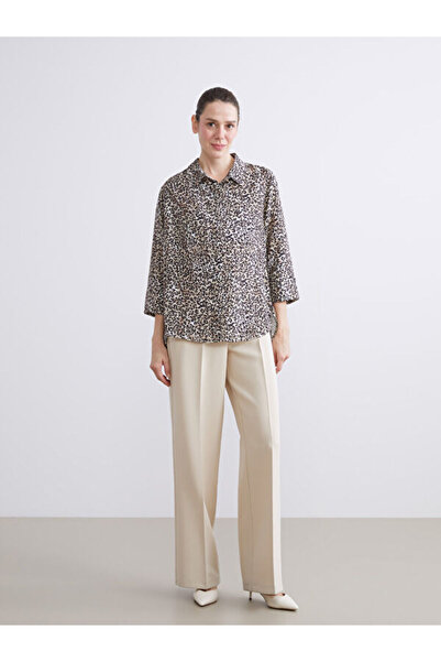 LC Waikiki Leopard Patterned Women's Shirt