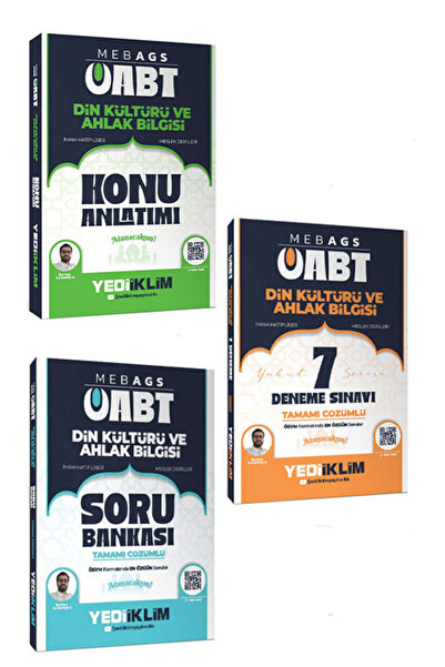 Yediiklim Yayınları 2026 MEB AGS ÖABT Burhan Karakışla Din Kültürü ve Ahlak B...