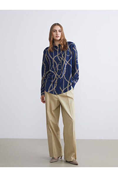 LC Waikiki Жіноча сорочка з ланцюговим візерунком