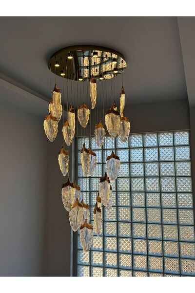 Eylül Aydınlatma TÜY 25 Lİ GALERİ BOŞLUĞU AVİZESİ 3 RENK