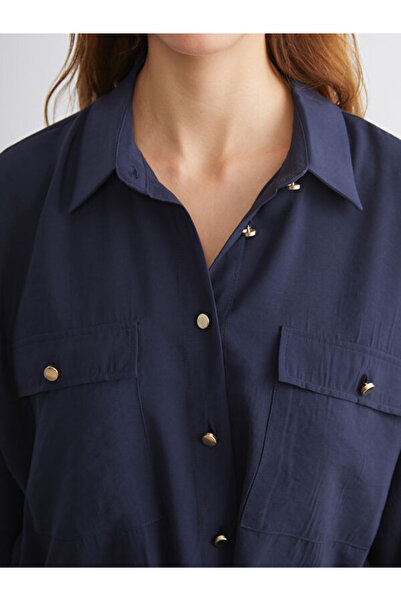 LC Waikiki Oversize Modal Mixed Γυναικείο Πουκάμισο