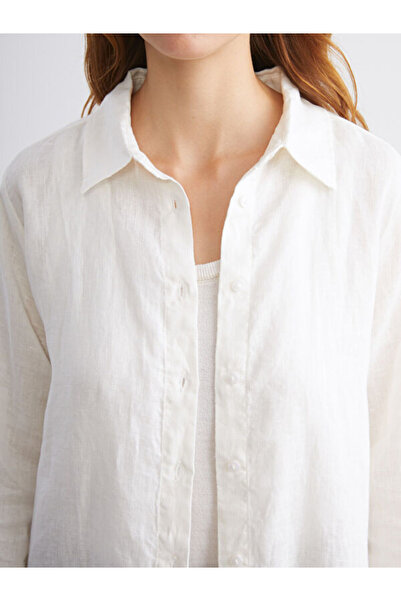 LC Waikiki 100% Linen Women's Shirt