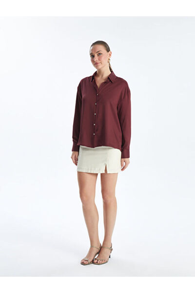 LC Waikiki Oversize Satin Women's Shirt