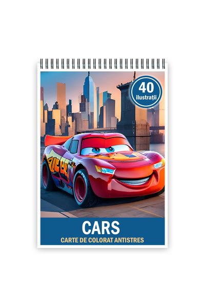 Legendary Gifts Βιβλίο ζωγραφικής, 40 εικόνες Αυτοκίνητα - Τόμος II, 86 σελίδες, A5