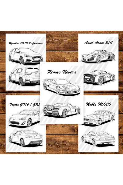 Legendary Gifts Anti-stress coloring book, 50 illustrations Sports Cars - Volume X, 106 pages