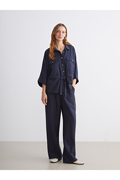 LC Waikiki Oversize Modal Mixed Γυναικείο Πουκάμισο