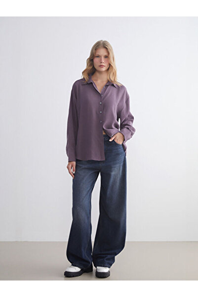 LC Waikiki Oversize Modal Blended Women's Shirt