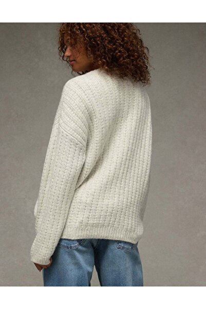 AMERICAN EAGLE AE Oversized Waffle Sweater