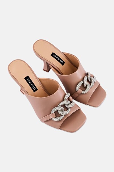 Nine West Women Slip On Sandals, Nude