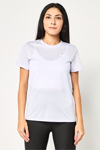Under Armour Women Sportswear Fit Short Sleeves Training T-Shirts, Lavender
