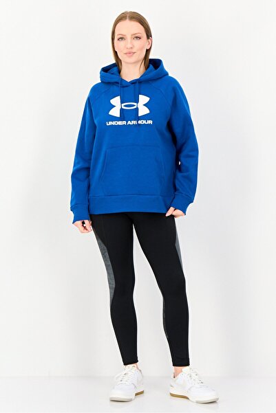 Under Armour Women Loose Fit Long Sleeves Outdoor Hoodie, Teal Blue