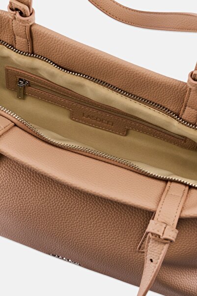 LASOCKI Women Brand Logo Shoulder Bag, Dusty Pink