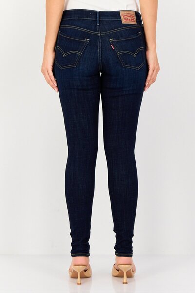 Levi's Women Skinny Fit High Rise Stretchable Jean, Medium Dark Blue