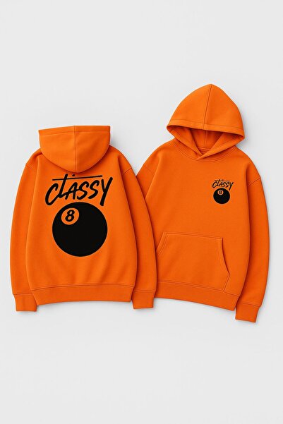 CLASSY.MODA Unisex με κουκούλα oversized με τύπωμα Φούτερ–κουκούλα 8 Τοπ