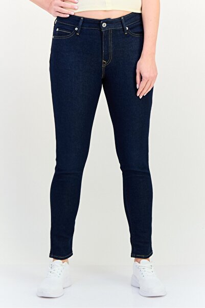 Levi's Women Skinny Fit Plain Stretchable 711 Jeans, Dark Blue