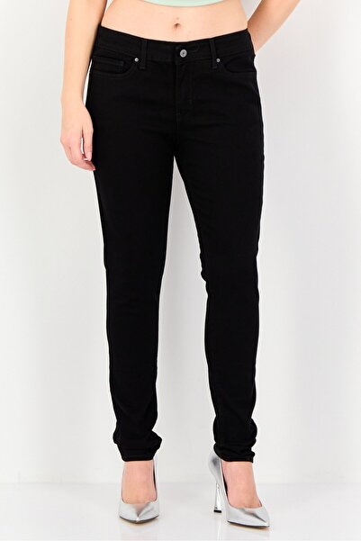 Levi's Women Skinny Fit Solid Stretchable Jeans, Black