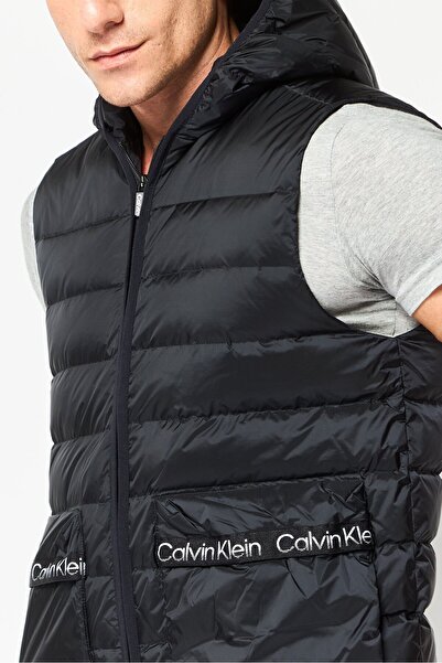 Calvin Klein Men Quilted Vest Jacket, Black