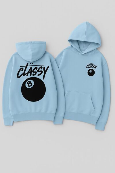 CLASSY.MODA Unisex Hooded Oversized Printed Sweatshirt–Hoodie 8 Top