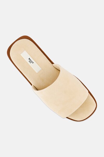 Bally Women Sabian Slip On Sandal, Beige